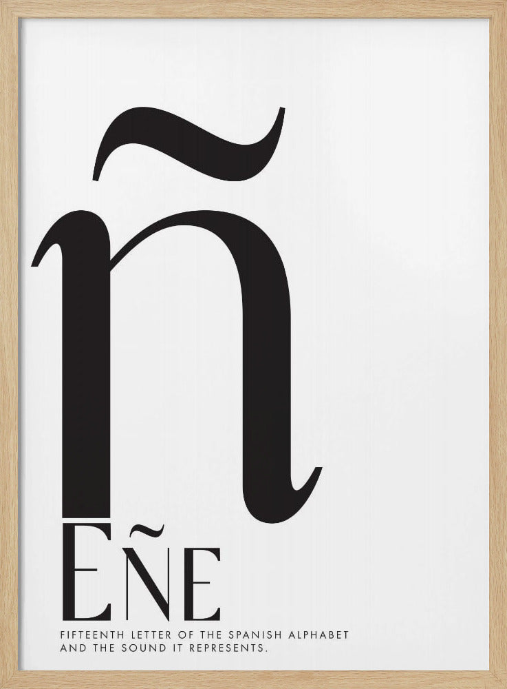 The eñe Poster