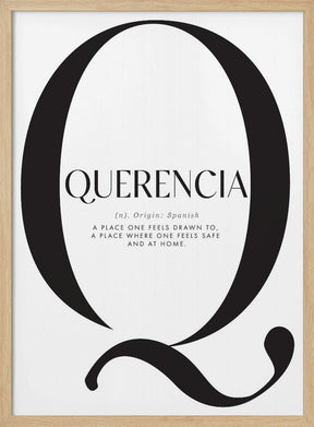 Querencia definition Poster