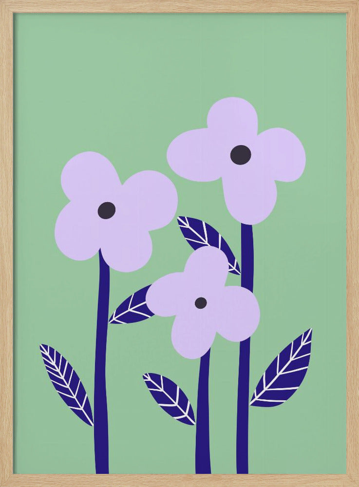 Lilac Flowers Poster