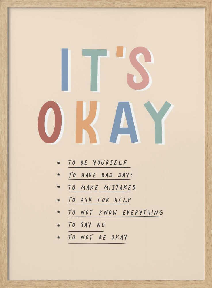 Its Okay Poster