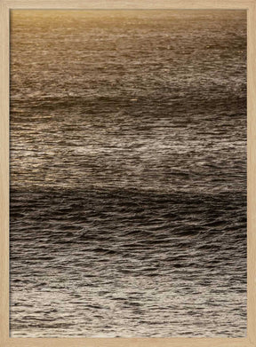 Golden Tide Ripples Poster