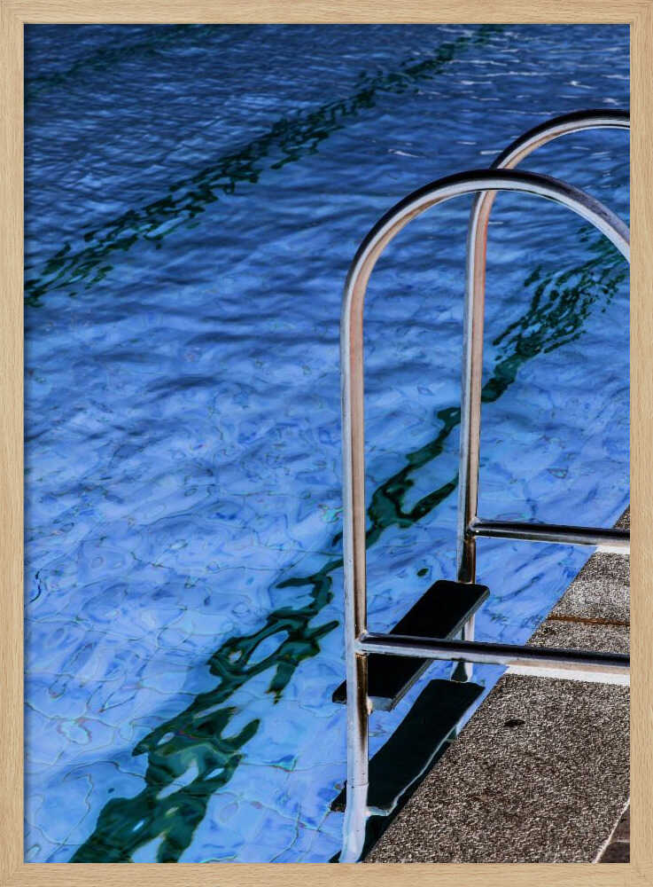 Poolside Reflections Poster