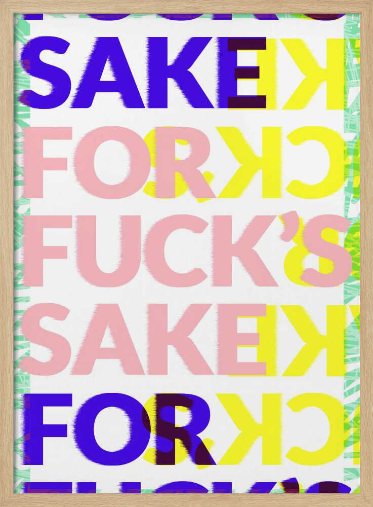 Vivid Repetition Poster