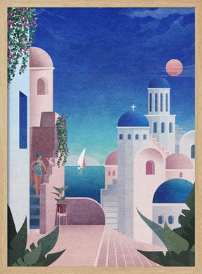 Santorini Poster