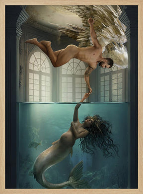 the Angel and the Mermaid Poster