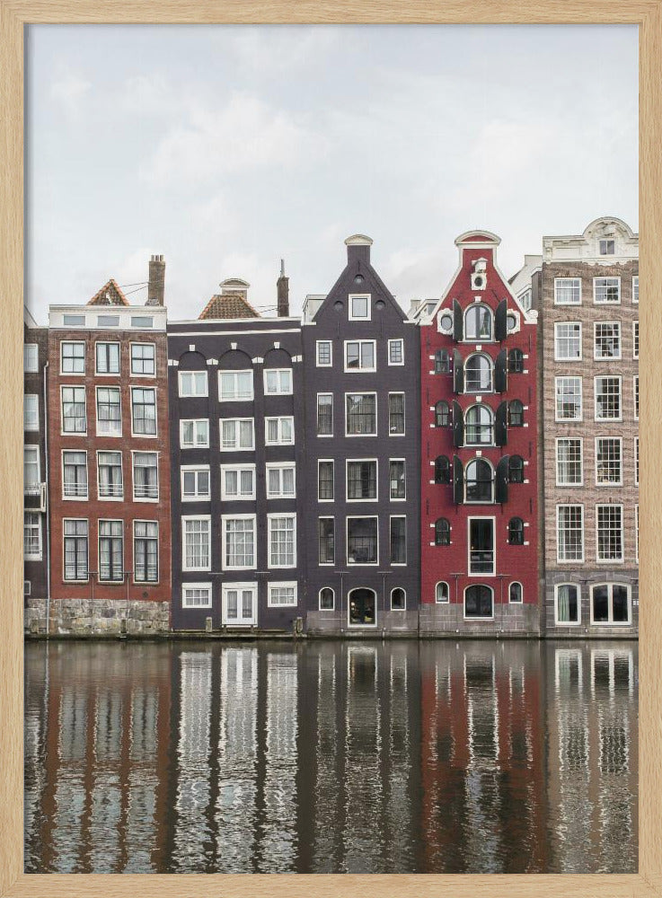 Canal Houses of Amsterdam Poster