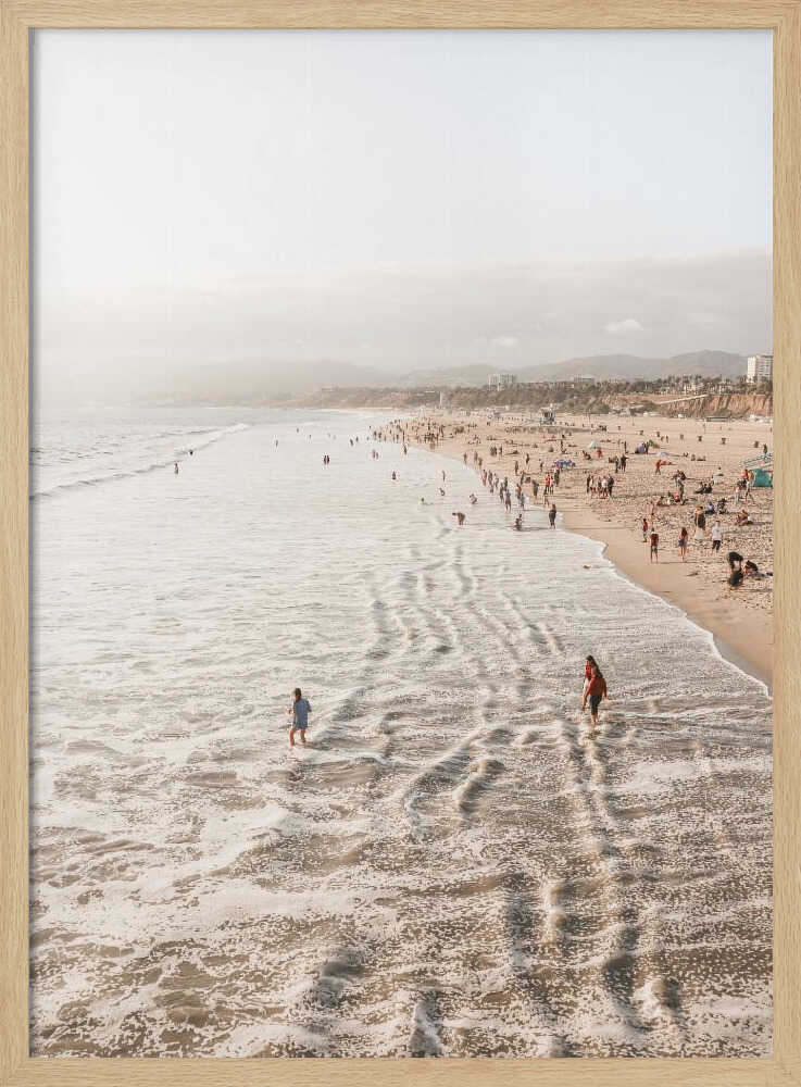 Santa Monica Beach Poster