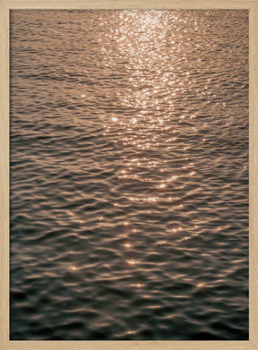 Sunset at Sea Poster