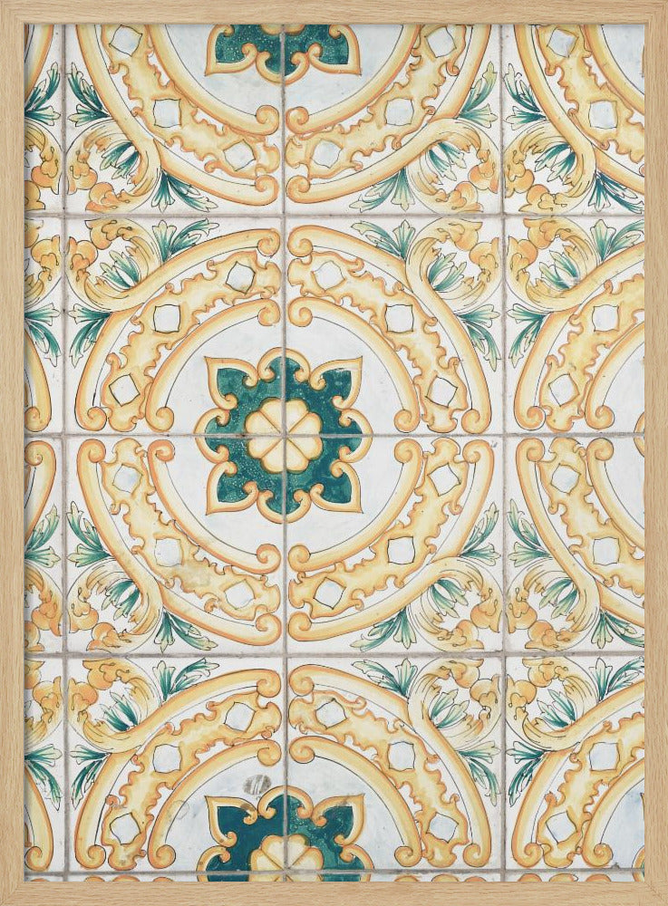 Capri Tiles Poster