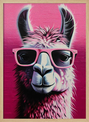 Pink Lama Poster