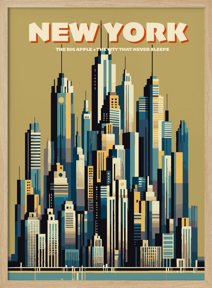 New York Skyline Poster