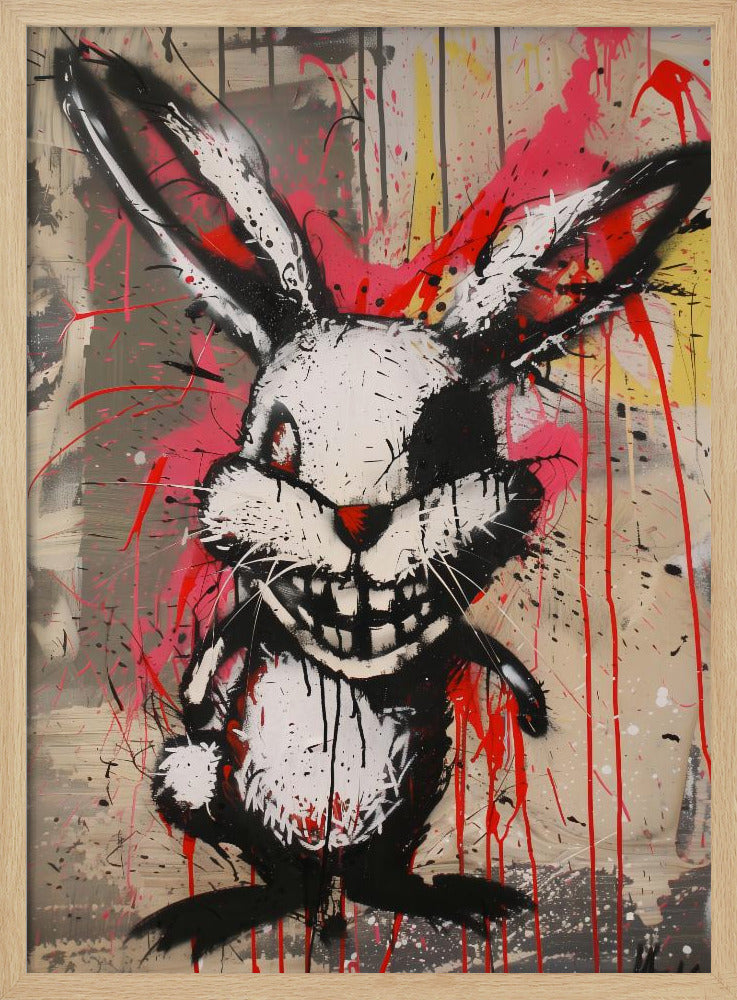 Scary Bunny Poster