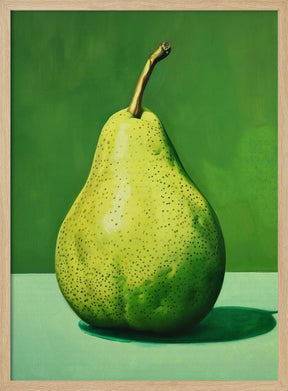 Green Pear Poster