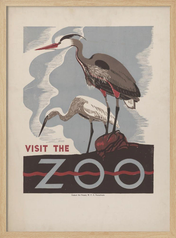 Visit the Zoo Poster