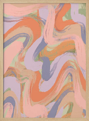 Swirling Hues Poster