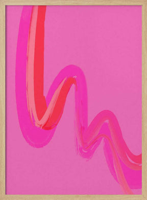 Neon Waves Poster