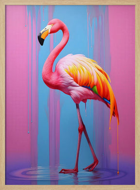 Flamingo Pop Art Poster