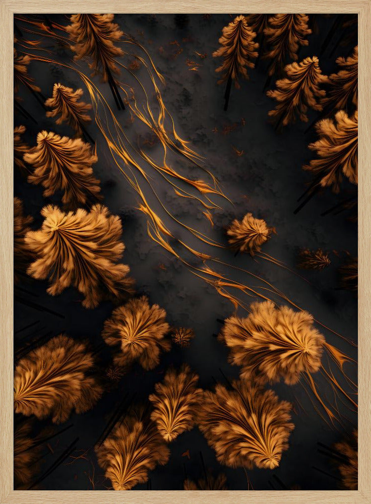 Golden Forest Poster