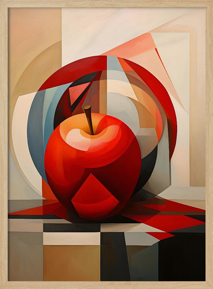 The Abstract Apple Poster