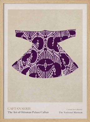 Purple Caftan Elegance Poster