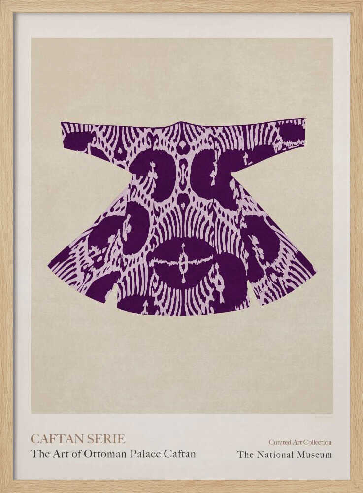 Purple Caftan Elegance Poster