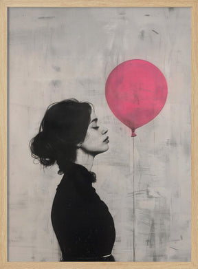 The Girl With the Pink Balloon Poster