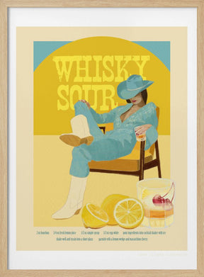 Jlr Cocktails Whiskysour Poster