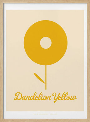 Pandc Dandelionyellow Copy Poster