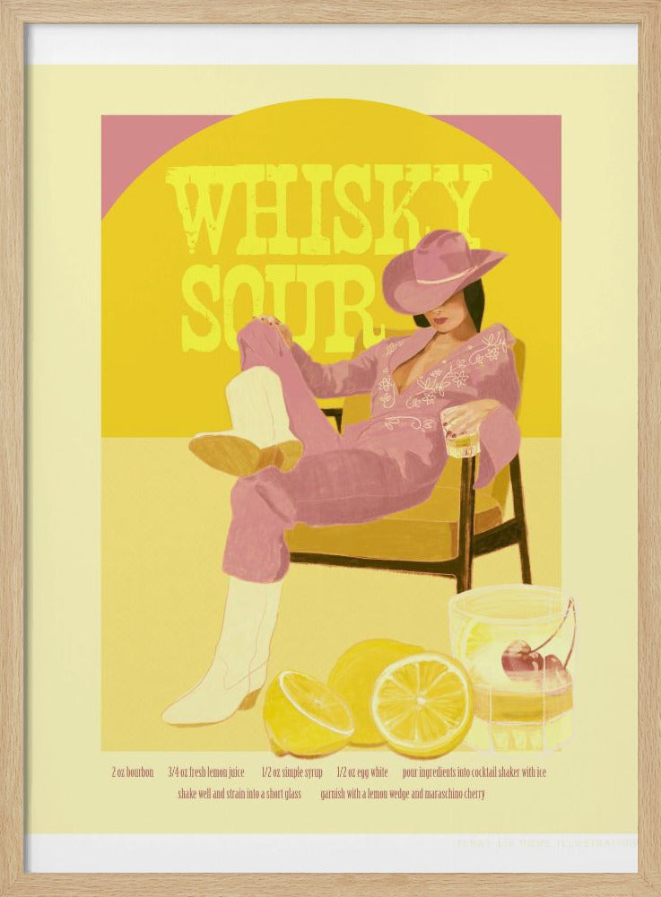 Jlr Whiskysour Pink Copy Poster