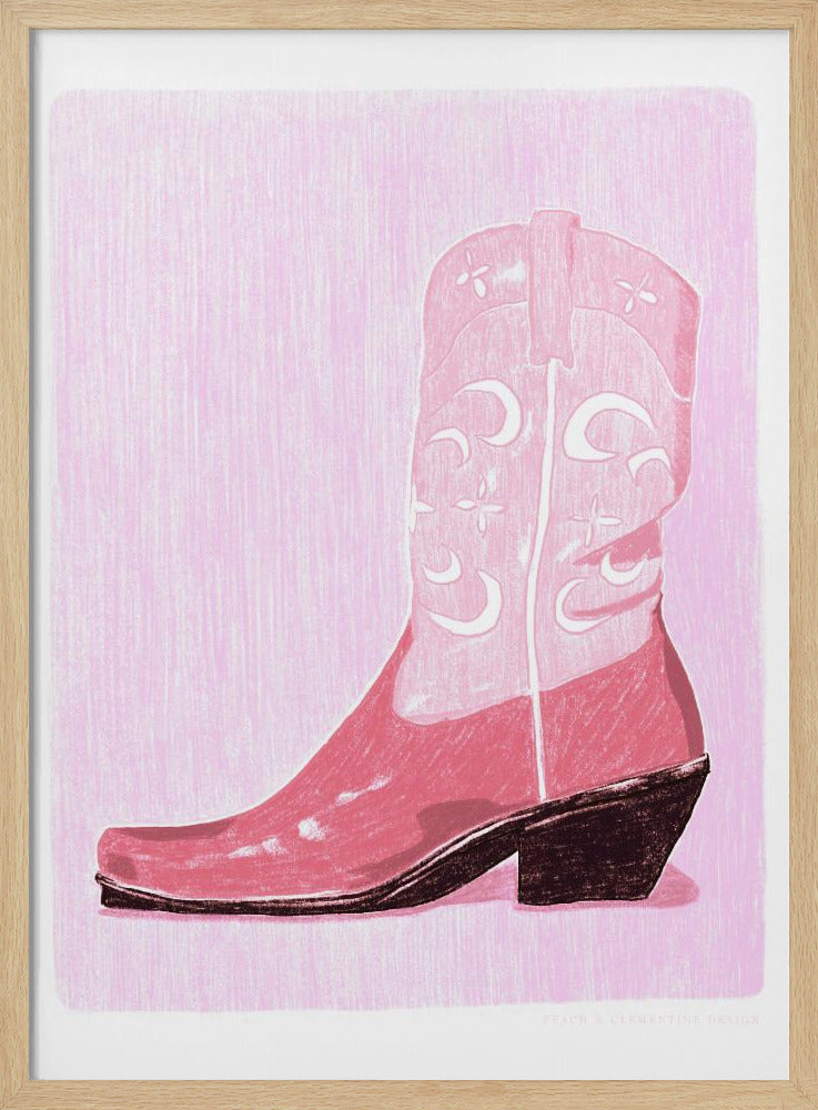 P&amp;c Cowgirlboot Poster