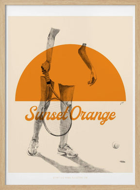 Sunset Orange Poster