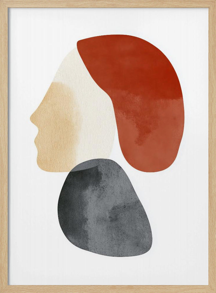 Abstract Minimalist Shapes No 1 Poster