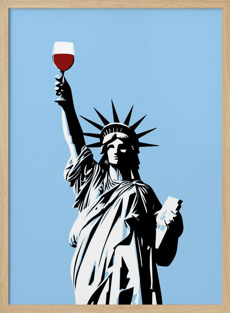 Liberty of Wine Poster