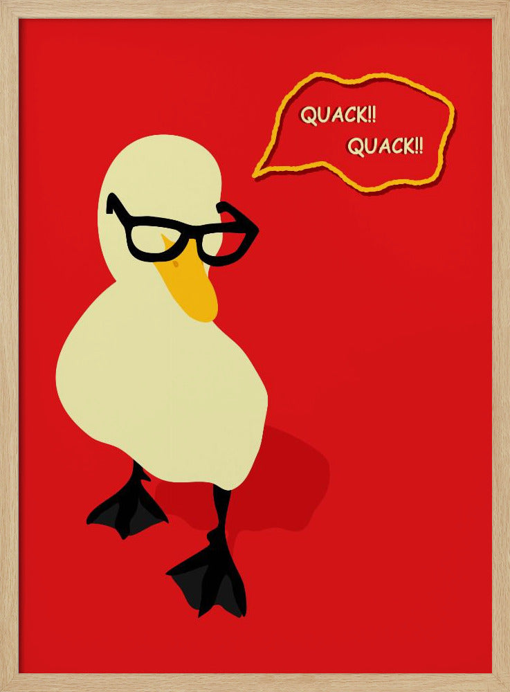 Dapper Duck Poster