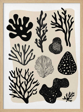 Ocean Shapes Poster
