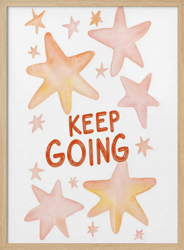 Starry Encouragement Poster