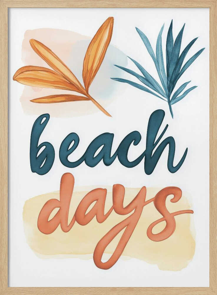 Sandy Serenity Poster