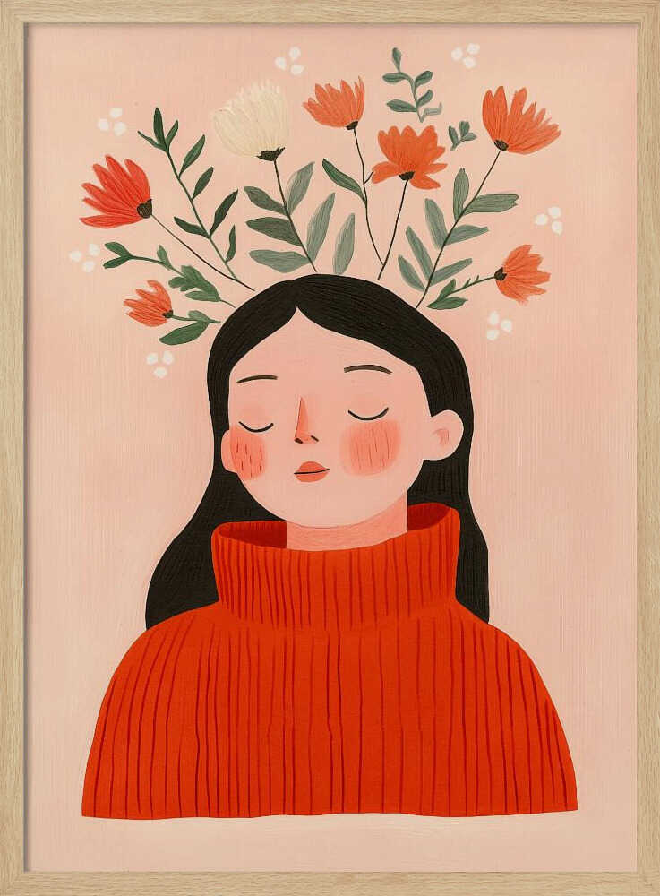 Floral Serenity Poster