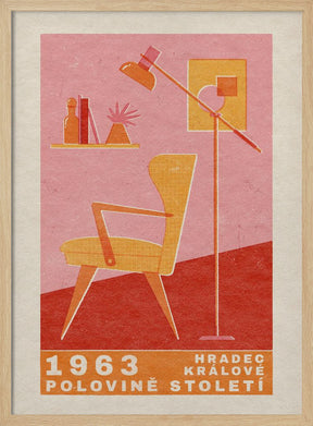 Mid Century Czech Furniture Poster