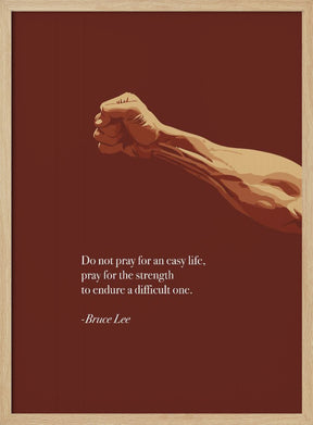 Bruce Lee Quote Poster