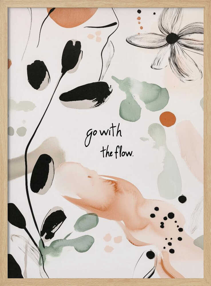 Fluid Harmony Poster