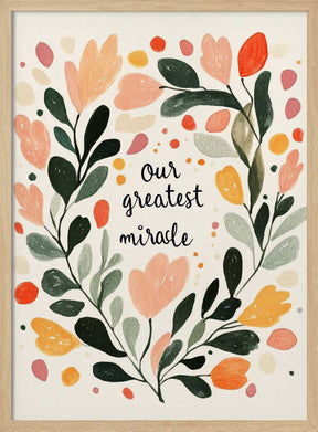 Floral Embrace Poster