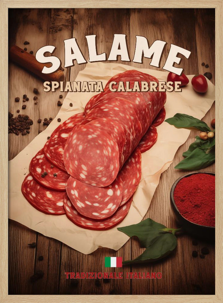 Salame Spianata Calabrese Poster