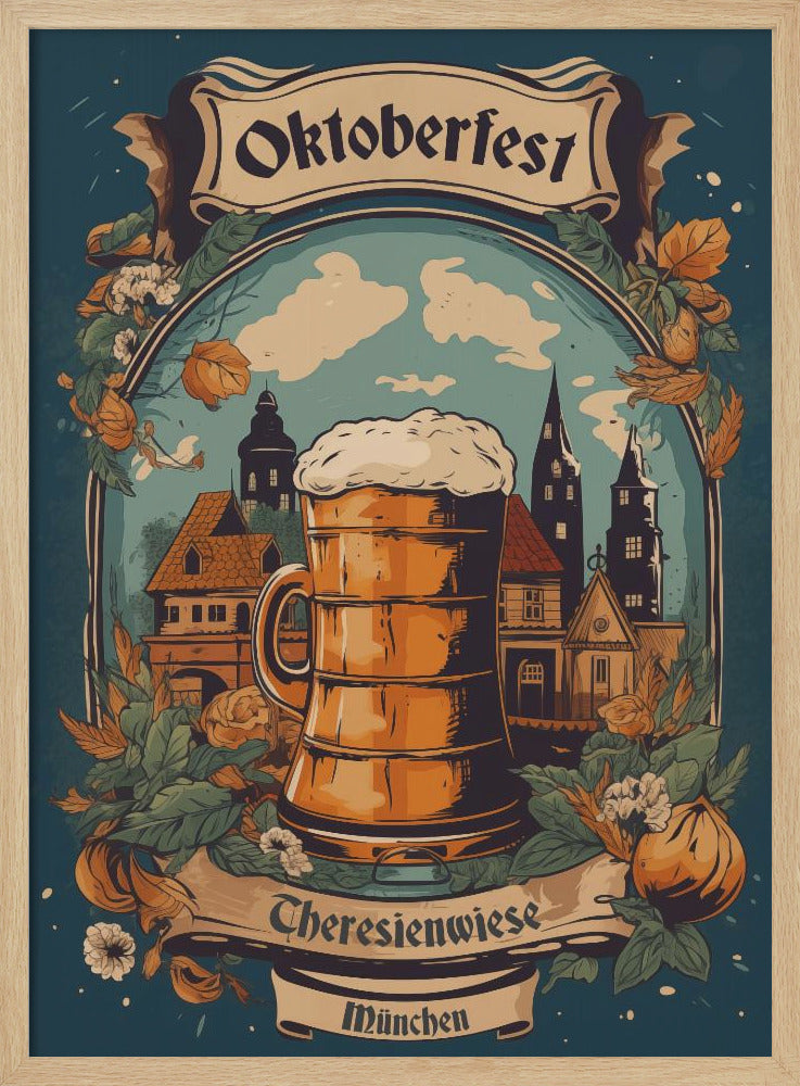 Oktoberfest Theresienwiese Poster