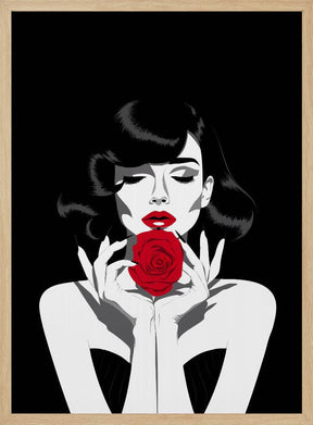 The Red Rose Poster