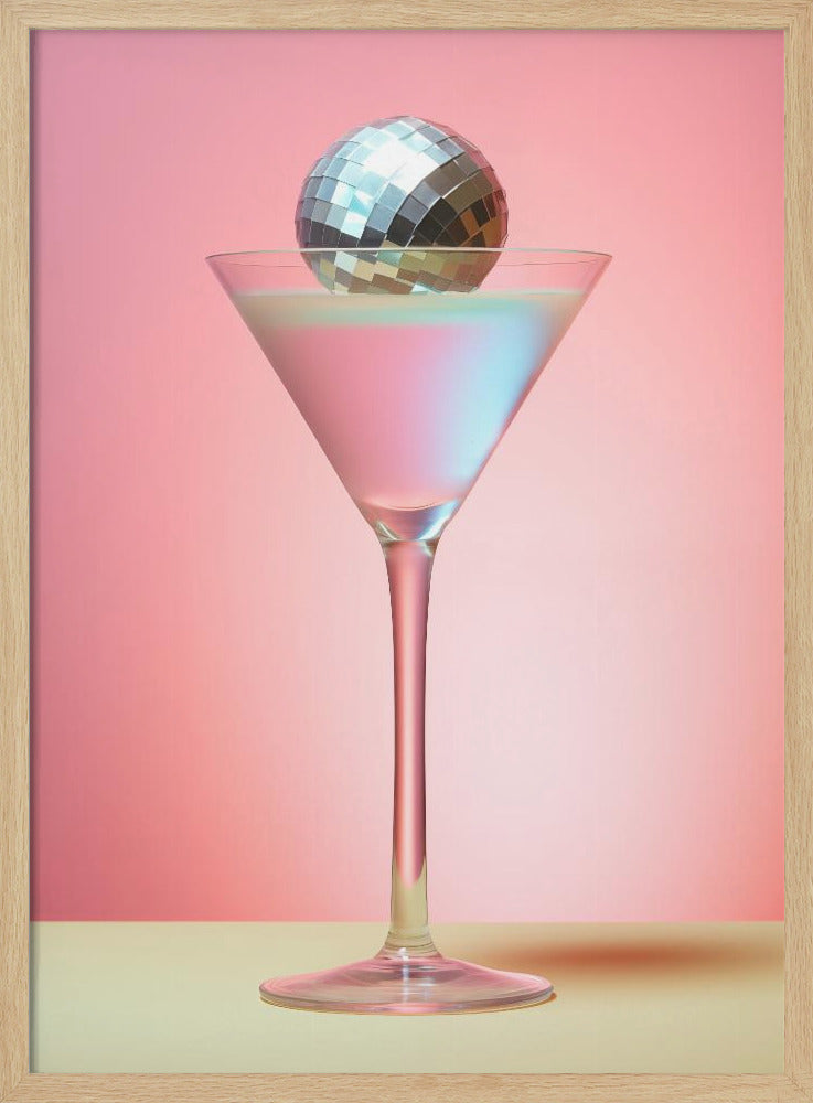 Disco Martini Poster