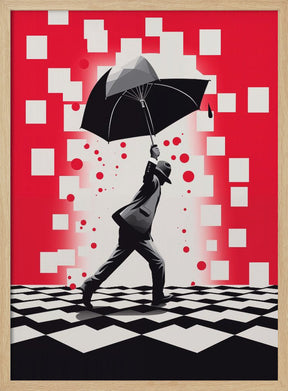 Umbrella Man Poster