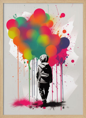 Graffiti Boy Poster