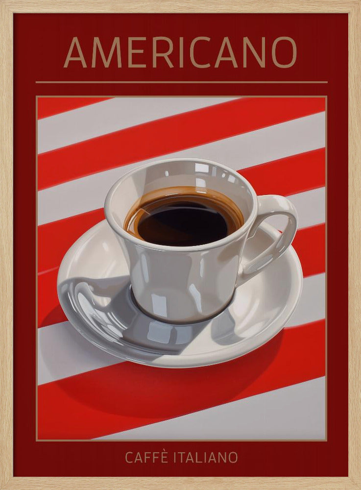 Americano Coffee Poster