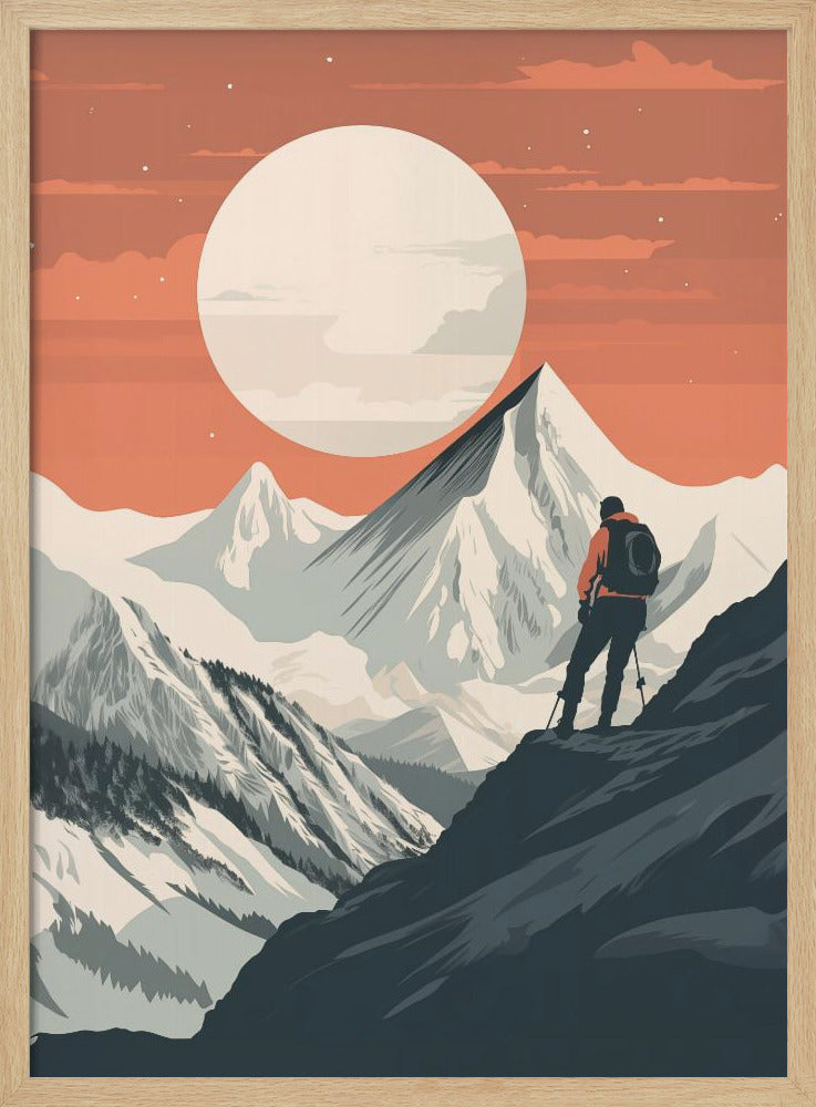 The Mountain Climber No 1 Poster